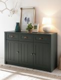 Sideboard Forres in gr�n Landhaus Kommode 130 x 86 cm