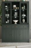 Buffetschrank Forres in gr�n Landhaus Buffet 130 x 196 cm