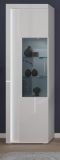 Vitrine Sunroof in wei� Hochglanz Vitrinenschrank inklusive Beleuchtung 60 x 202 cm, Soft-Close