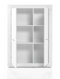 Highboard Carrara in wei� Hochglanz Wohn- und Esszimmer Schrank 100 x 142 cm