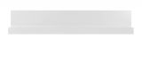 Wandboard Carrara in wei� Hochglanz Wandregal B�cherregal 150 x 28 cm