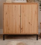 Kommode Bastia in Artisan Eiche Sideboard 81 x 87 cm