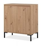 Kommode Bastia in Artisan Eiche Sideboard 81 x 87 cm