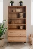 Regal Bastia in Artisan Eiche Regalschrank 78 x 165 cm