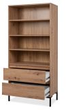 Regal Bastia in Artisan Eiche Regalschrank 78 x 165 cm