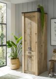 K�che mit Kochinsel Stove in Used Wood hell und anthrazit K�chenschrank Set 5-teilig