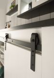 K�che H�ngeschrank Stove in wei� Pinie und anthrazit Landhaus K�chenschrank h�ngend 93 x 90 cm