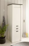 K�che Hochschrank Stove in wei� Pinie und anthrazit Landhaus K�chenschrank hoch 62 x 201 cm