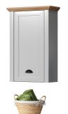 Badezimmer H�ngeschrank Landside in grau und Eiche Artisan Landhaus Badschrank h�ngend 46 x 73 cm