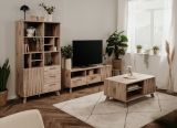 Kommode Douro in Schweden Eiche mit 3D-Reliefoptik Wohn- und Esszimmer Sideboard 84 x 85 cm