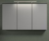 Badezimmer Spiegelschrank Synnax in grau Badschrank 3-t�rig 120 cm