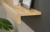 B�rom�bel Set Center in grau matt und Wotan Eiche mit Schreibtisch und Regal f�r Homeoffice