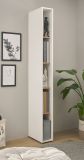 Aktenregal Center in wei� und Wotan Eiche Standregal f�r Homeoffice und B�ro 20 x 200 cm