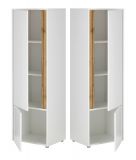 B�rom�bel Set Center in wei� und Wotan Eiche mit Schreibtisch, Aktenschrank und 2 x Regal f�r Homeoffice