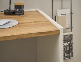 B�rom�bel komplett Set Center in wei� und Wotan Eiche mit Schreibtisch, Kommode und Aktenschrank f�r Homeoffice