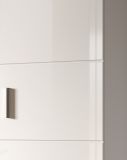 Schuhschrank Grazie in wei� Hochglanz Flurkommode 55 x 79 cm