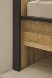 Bett Stove in Used Wood hell und anthrazit Doppelbett Liegefl�che 180 x 200 cm