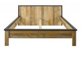 Bett Stove in Used Wood hell und anthrazit Doppelbett Liegefl�che 180 x 200 cm