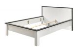 Schlafzimmer Set 3-teilig Stove in wei� Pinie Landhaus mit Einzelbett Liegefl�che 140 x 200 cm und 2 x Nachttisch