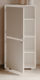 Kommode Fidan in wei� Anrichte 46 x 97 cm