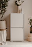 Kommode Fidan in wei� Anrichte 46 x 97 cm