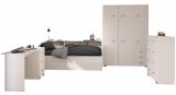 Parisot Kinder- und Jugendzimmer Sleep40 in wei� Komplett-Set 4-teilig