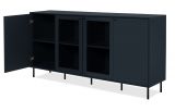 Sideboard Barina in blau Wohn- und Esszimmer Kommode 180 x 90 cm