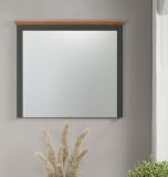 Garderobenspiegel Meadow in gr�n und Evoke Eiche Landhaus Flur Diele Spiegel 77 x 68 cm