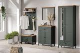 Garderobenspiegel Meadow in gr�n und Evoke Eiche Landhaus Flur Diele Spiegel 77 x 68 cm