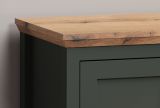 Flurkommode Meadow in gr�n und Evoke Eiche Landhaus Flur Diele Kommode 77 x 102 cm