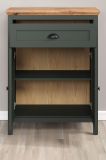 Garderobe Set 5-teilig Meadow in gr�n und Evoke Eiche Landhaus Garderobenkombination 261 x 198 cm