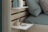 Parisot Stauraumbett Escale2 in Eiche japanisch Bett Liegefl�che 140 x 200 cm