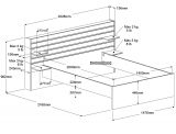 Parisot Stauraumbett Escale2 in Eiche japanisch Bett Liegefl�che 140 x 200 cm