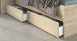 Parisot Stauraumbett Escale3 in Eiche japanisch Bett Liegefl�che 160 x 200 cm