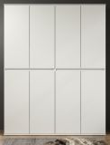 Garderobenschrank Metro in Wei�, Schuhschrank 8-t�rig 148 x 191 cm