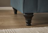 Sessel Adelina in grau Landhaus Loungesessel 110 cm