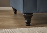 Sessel Adelina in blau Landhaus Loungesessel 110 cm