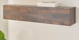 H�ngeschrank Piano in Thermo Eiche Wandschrank h�ngend 152 x 30 cm