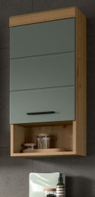 Badezimmer H�ngeschrank Shawn in Salbei und Artisan Eiche Badschrank h�ngend 37 x 79 cm