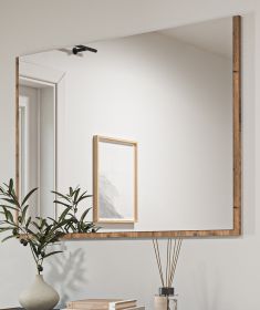 Garderobenspiegel Salud in Nox Eiche Wandspiegel 95 x 70 cm