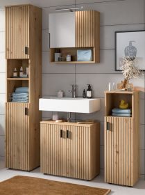 Badm�bel Set 4-teilig Livia in Artisan Eiche Badkombination 150 x 192 cm