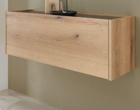 H�ngeschrank Center in Evoke Eiche und grau Flurschrank h�ngend 100 cm