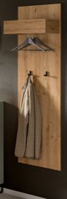 Garderobenpaneel Borga in Artisan Eiche Wandgarderobe 50 x 160 cm