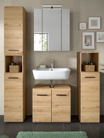 Badm�bel Set 4-teilig Cover in Artisan Eiche Badkombination 150 x 185 cm