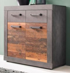 Kommode Foundry in Used Wood Altholz 82 x 86 cm