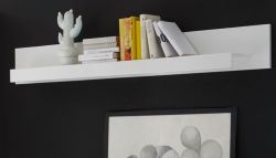 Wandboard Design-D in wei� Hochglanz Wandregal 150 x 20 cm
